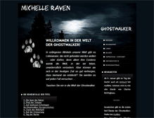 Tablet Screenshot of ghostwalker.michelleraven.de
