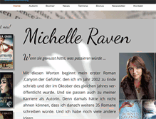 Tablet Screenshot of michelleraven.de